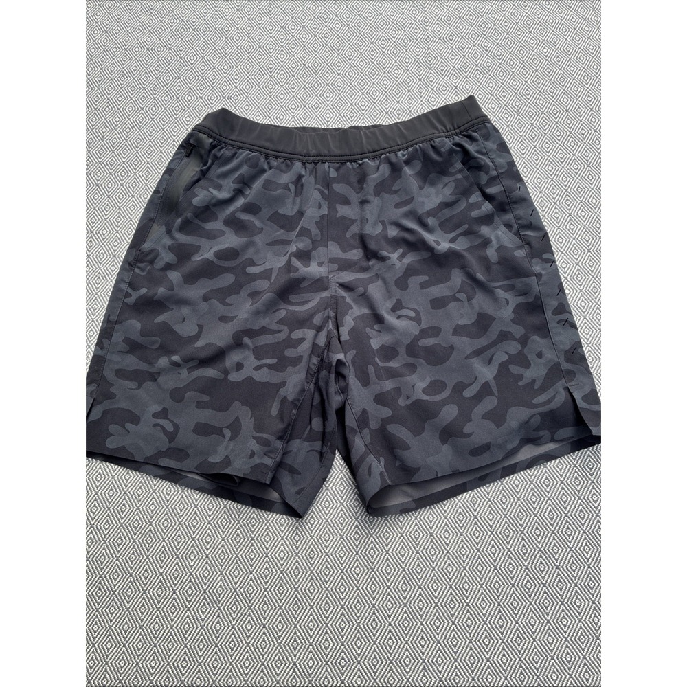 Ten Thousand Interval Shorts Mens Medium Black Camouflage Unlined Athletic Gym